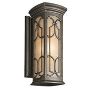 Applique esterna da parete bronzo antico E27 60W Kichler