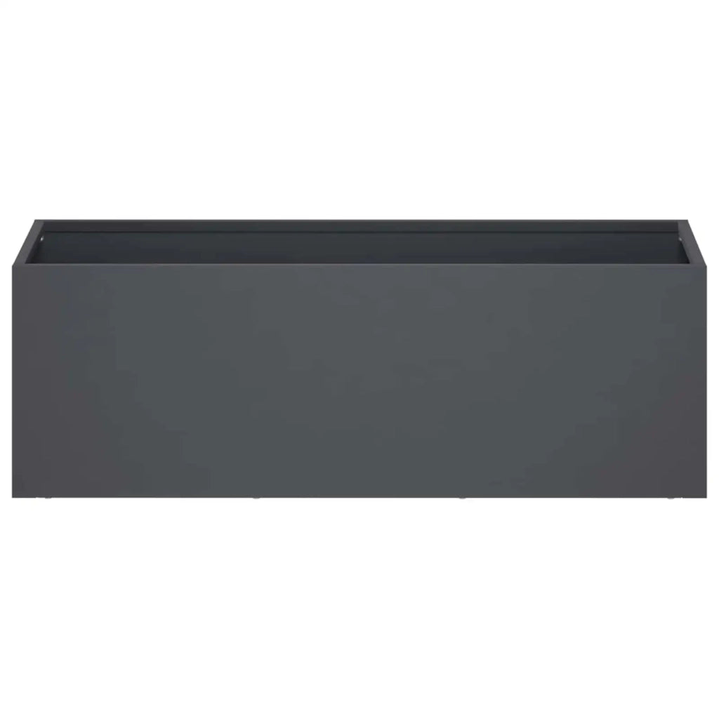 Vaso da giardino 2 pz Antracite 40 x 20 x 20 cm 8005139