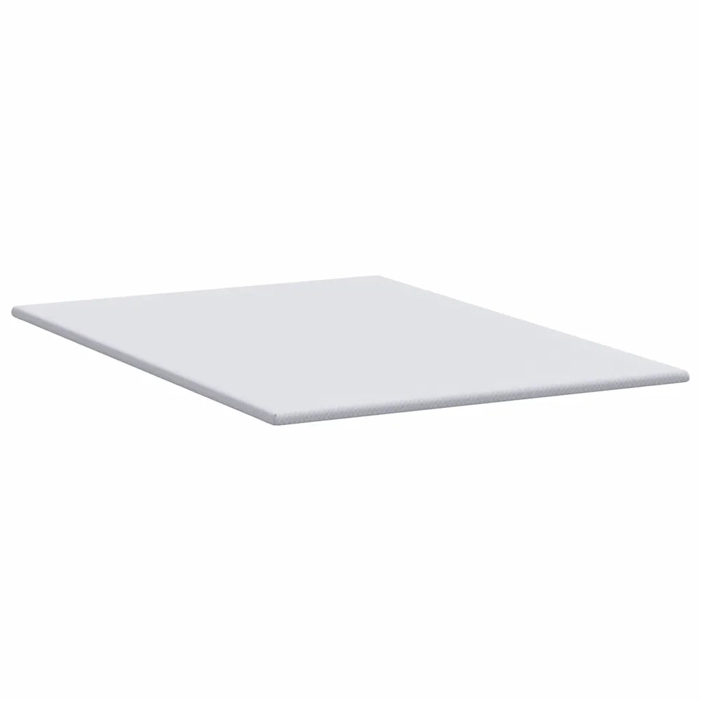 Topper per materasso Bianco 160 x 200 cm Tessuto Jacquard 4106217