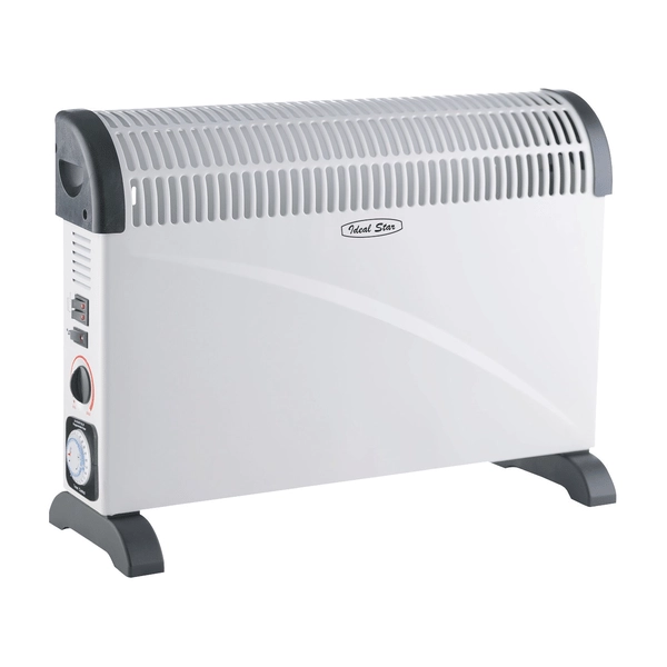 TERMOCONVETTORE VENTILATO & TIMER 750/1250/2000 Watt - IDEAL STAR