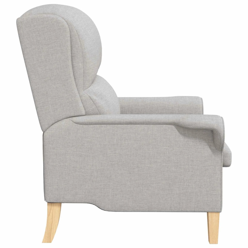 Poltrona | Sedia Relax Grigio nuvola Tessuto