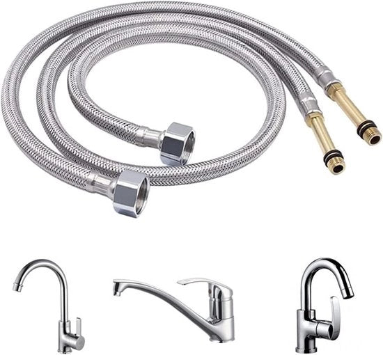 Sang di Accoppiamento per Acqua - Flexibile - 1 pezzo - 1/2 pollice - 60 cm
