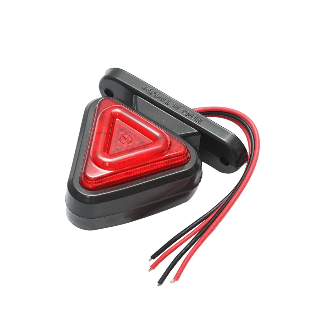 Luce di posizione laterale triangolare a LED 12-24V, bianco-rosso FR0101 Breckner Germany