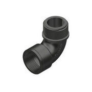 GOMITO FILETTATO A 90  ° MASCHIO-FEMMINA- 1/2- PLASS- pezzi 1