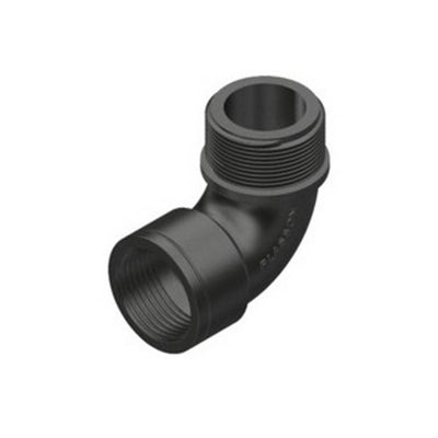 GOMITO FILETTATO A 90  ° MASCHIO-FEMMINA- 1/2- PLASS- pezzi 1