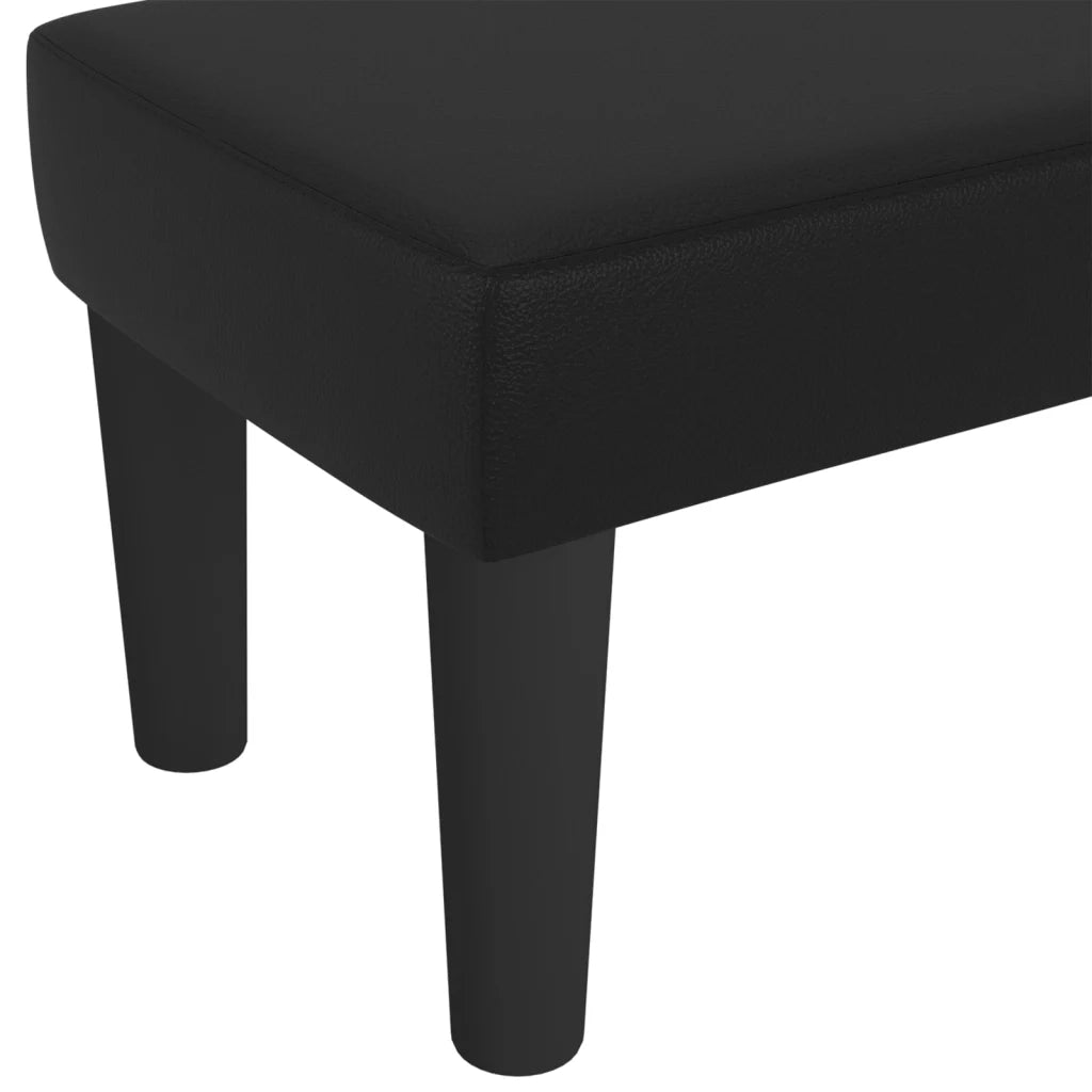 Panca Nera 70x30x30 cm in Similpelle CFW5609053