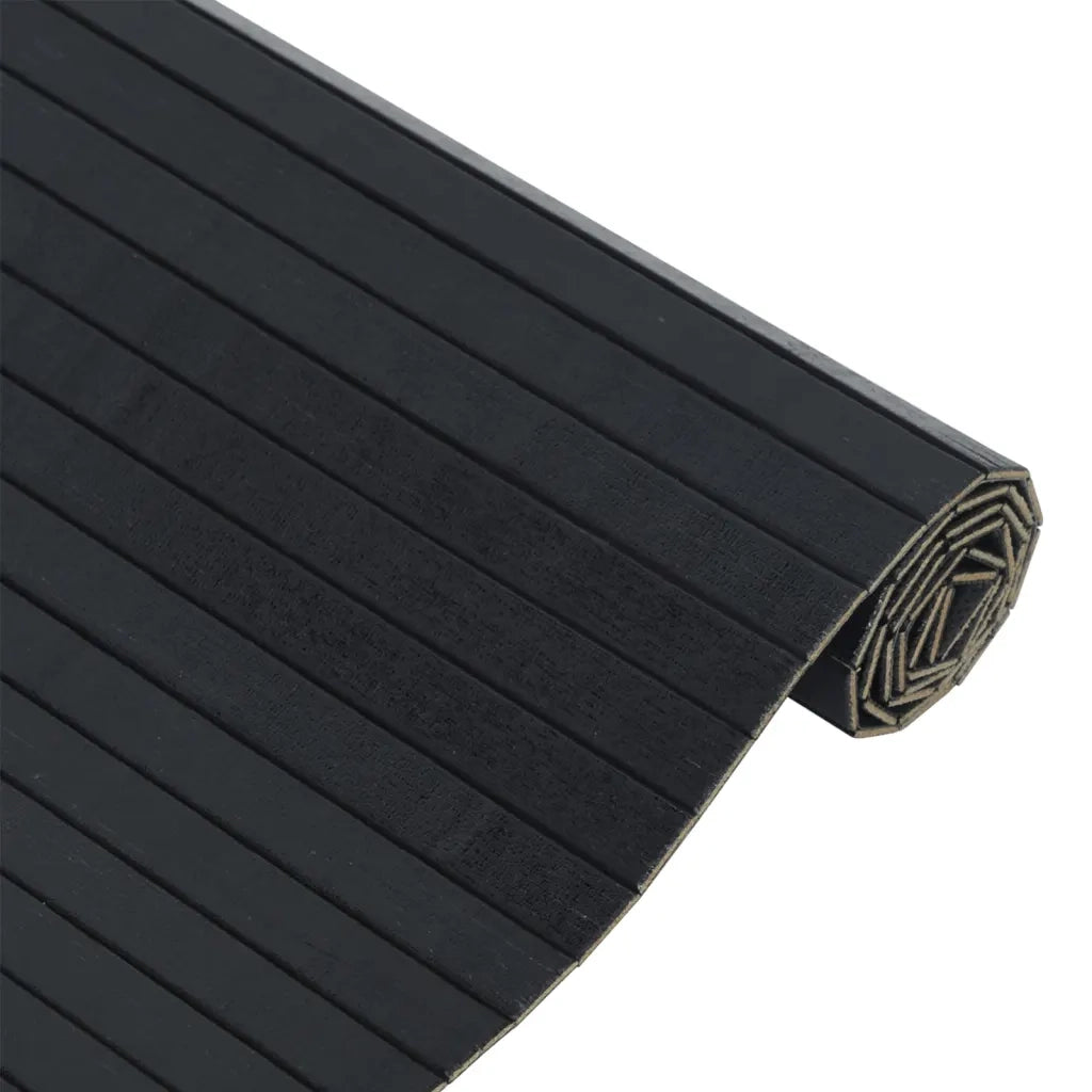 Tappeto Rettangolare Nero 70x300 cm in BambÃ¹