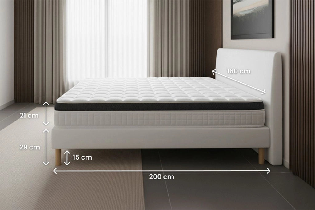 Set materasso e base 160x200 cm - Superior