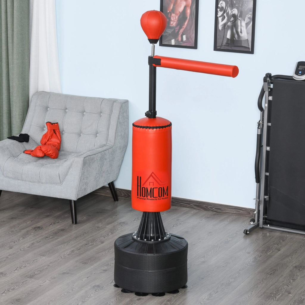 Sacco da boxe regolabile in altezza con guanti e pompa ¨C Minimal ¨C 155-205 cm