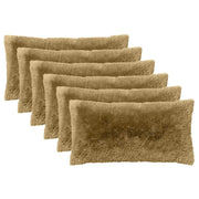 Federa 6 pcs HEERLEN Verde chiaro 40 x 70 cm Fleece PV 909686