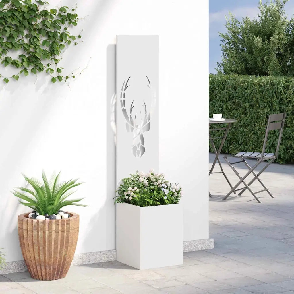 Schermo per privacy in giardino Bianco 32 x 32 x 150 cm 876414