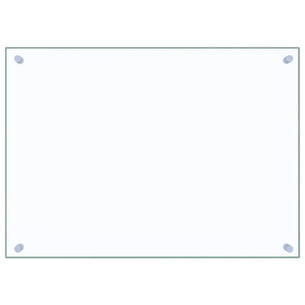 Paraschizzi per Cucina Trasparente 70x50 cm in Vetro Temperatocod mxl 103060