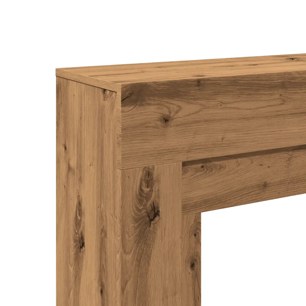 Cornice per Camino Rovere Artigianale 100x30x87,5 cm Truciolato 854570