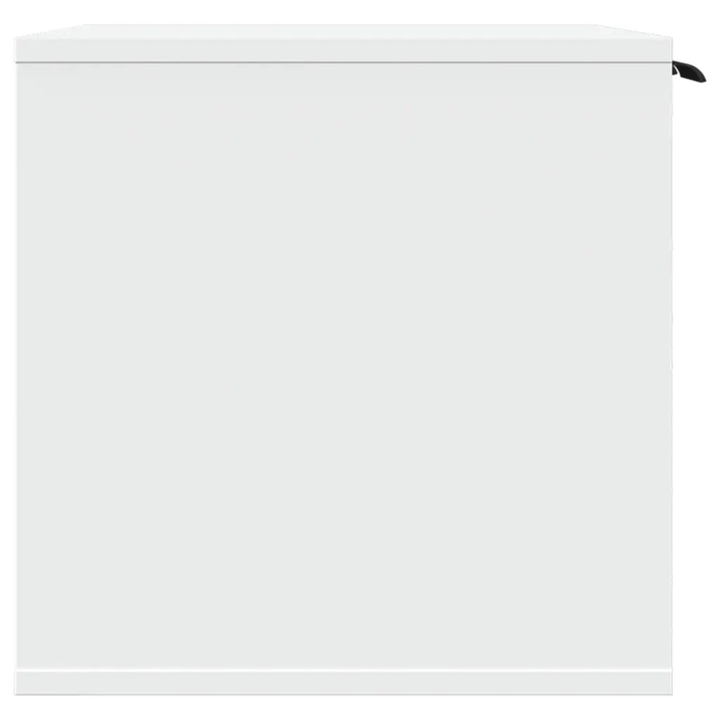 Recinto per Lettiera per Gatti Bianco 80x50x45 cm in Truciolato 857733
