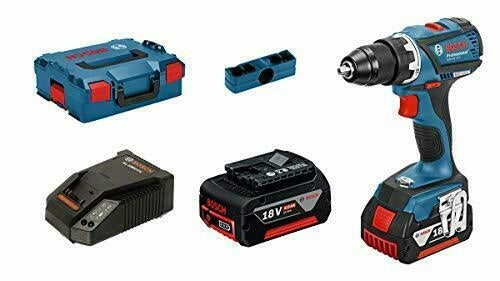 Bosch Professional Avvitatore a Batteria GSR 18 V-EC, 2 Batterie da 4,0