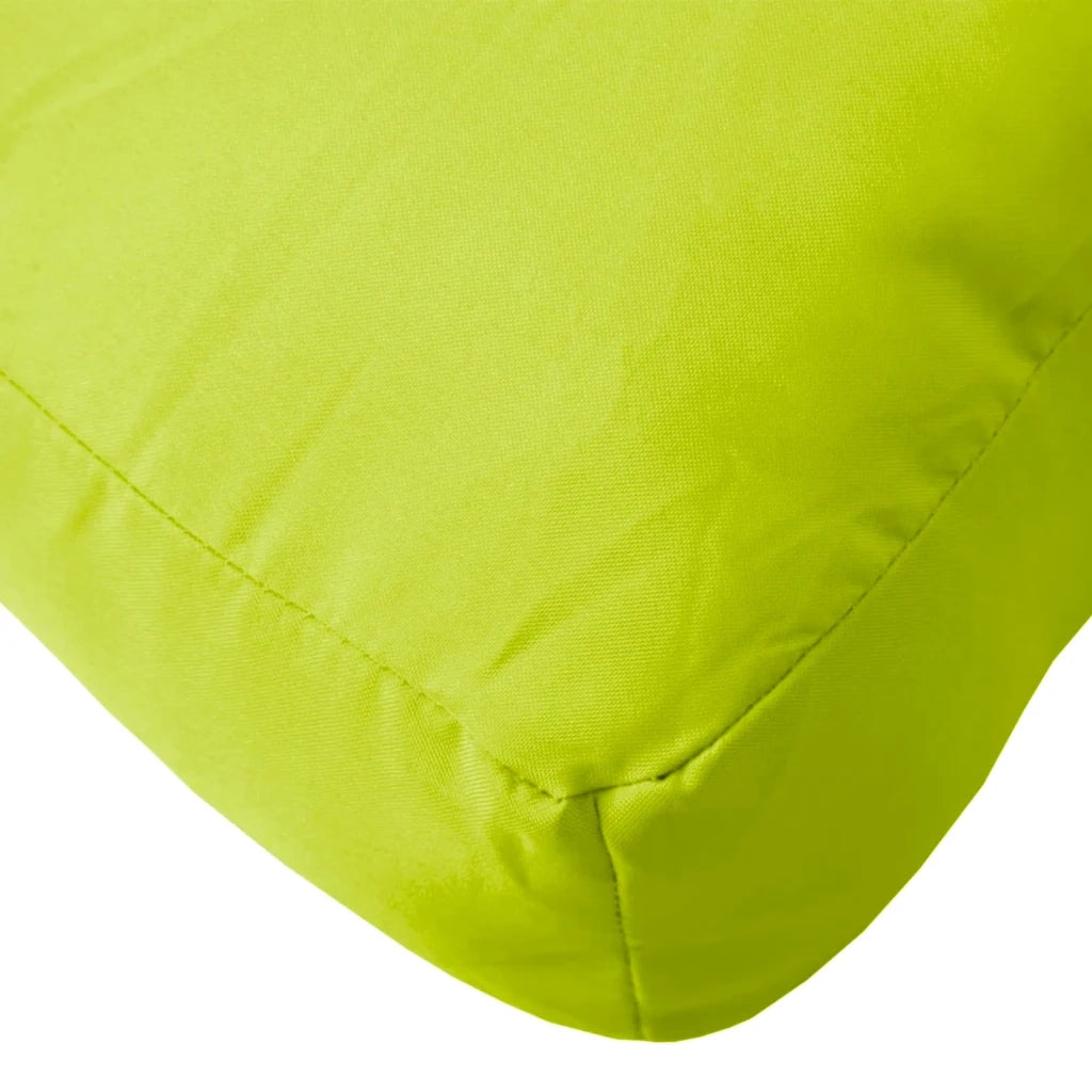 Cuscini per Divani in Pallet 2 pz Verde Intenso in Tessuto 360933