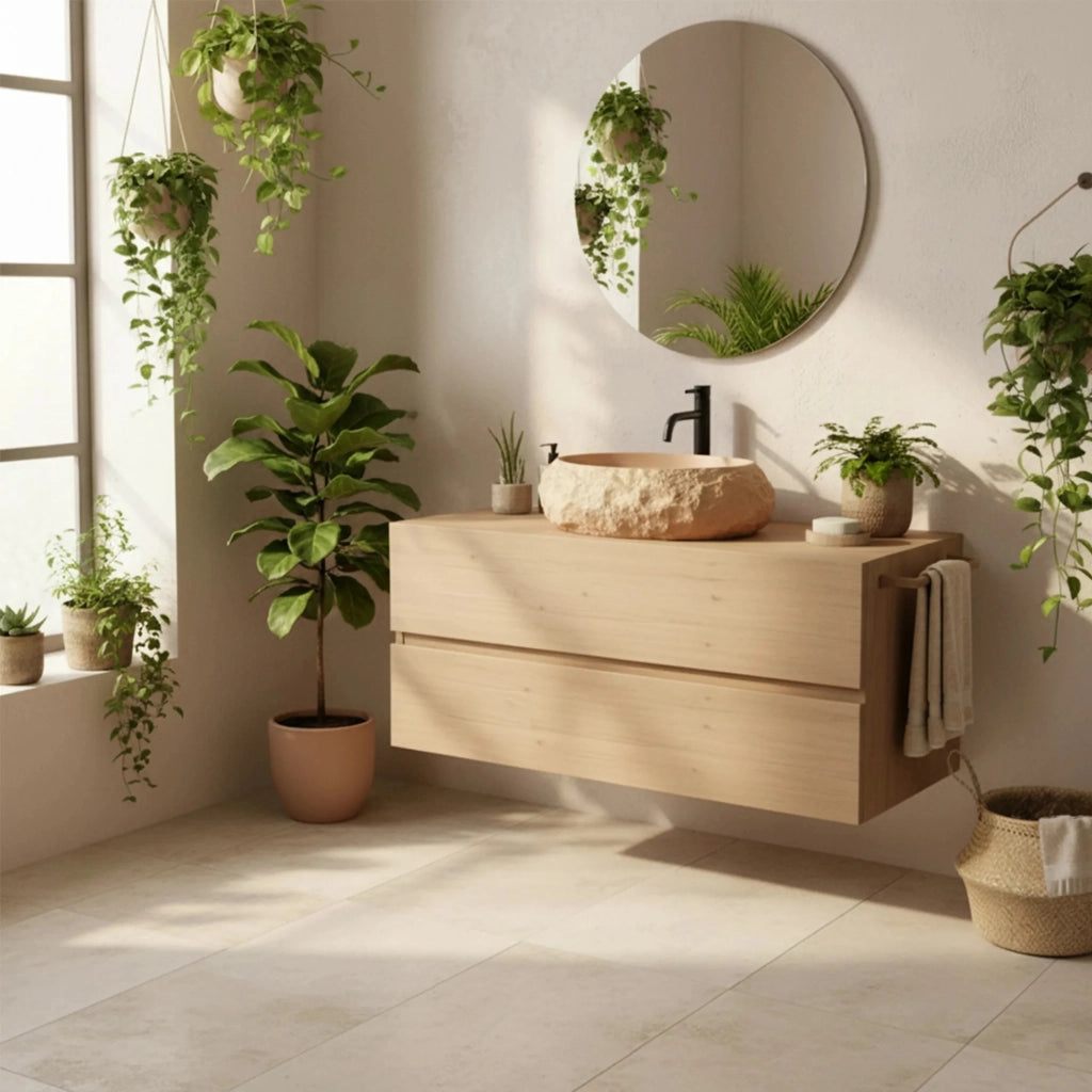 Lavabo Da Appoggio Rea Mika Light Terracotta