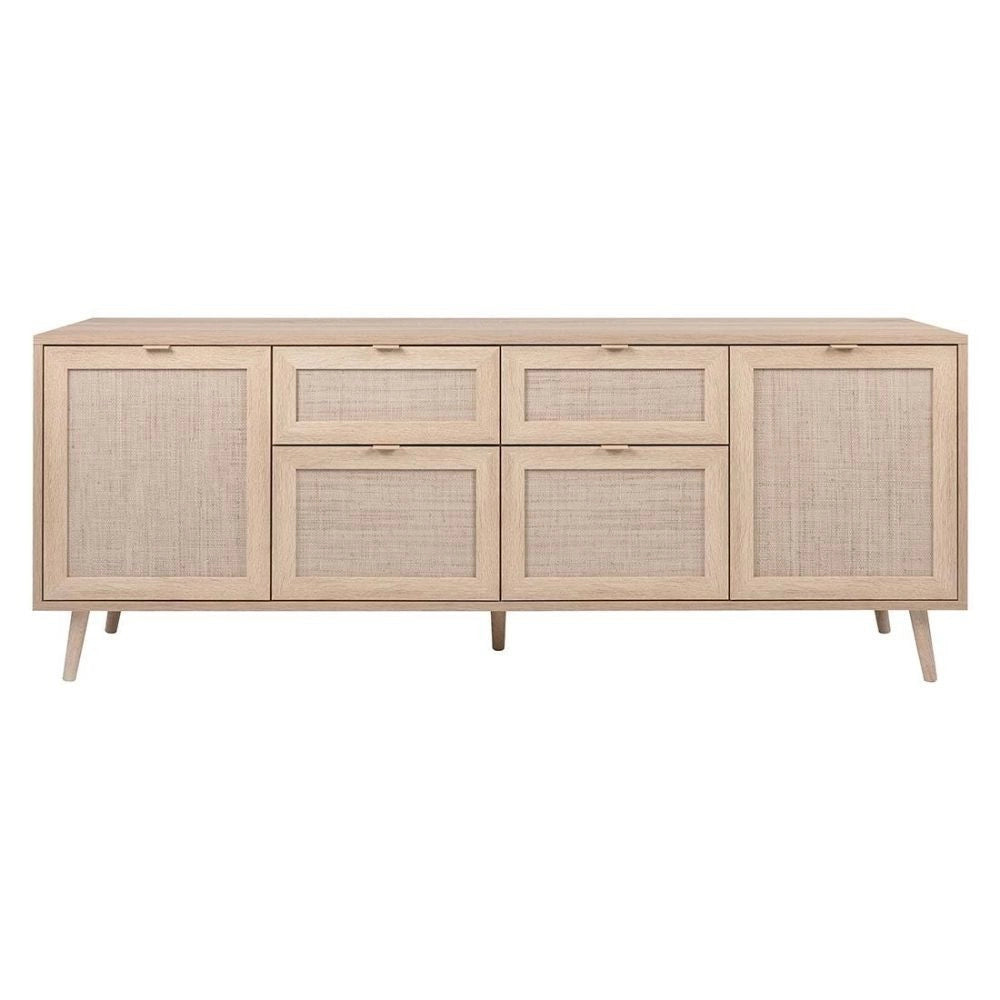 Madia 4 ante e due cassetti effetto vimini Bali 51B