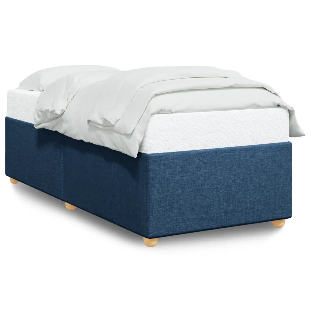 Giroletto senza Materasso Blu 80x200 cm in Tessuto