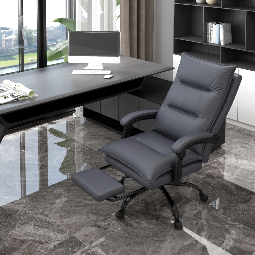 Sedia da ufficio con massaggio e riscaldamento ¨C Minimal ¨C Grigio scuro