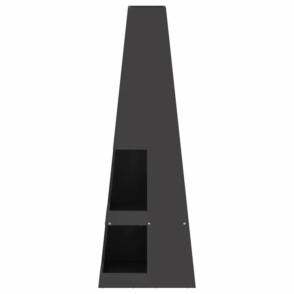 Focolare Nero 35 x 35 x 100 cm Acciaio CFW2192622