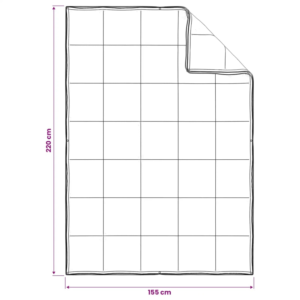 Set di Piumoni 3 pz Bianco Bambù 3432490