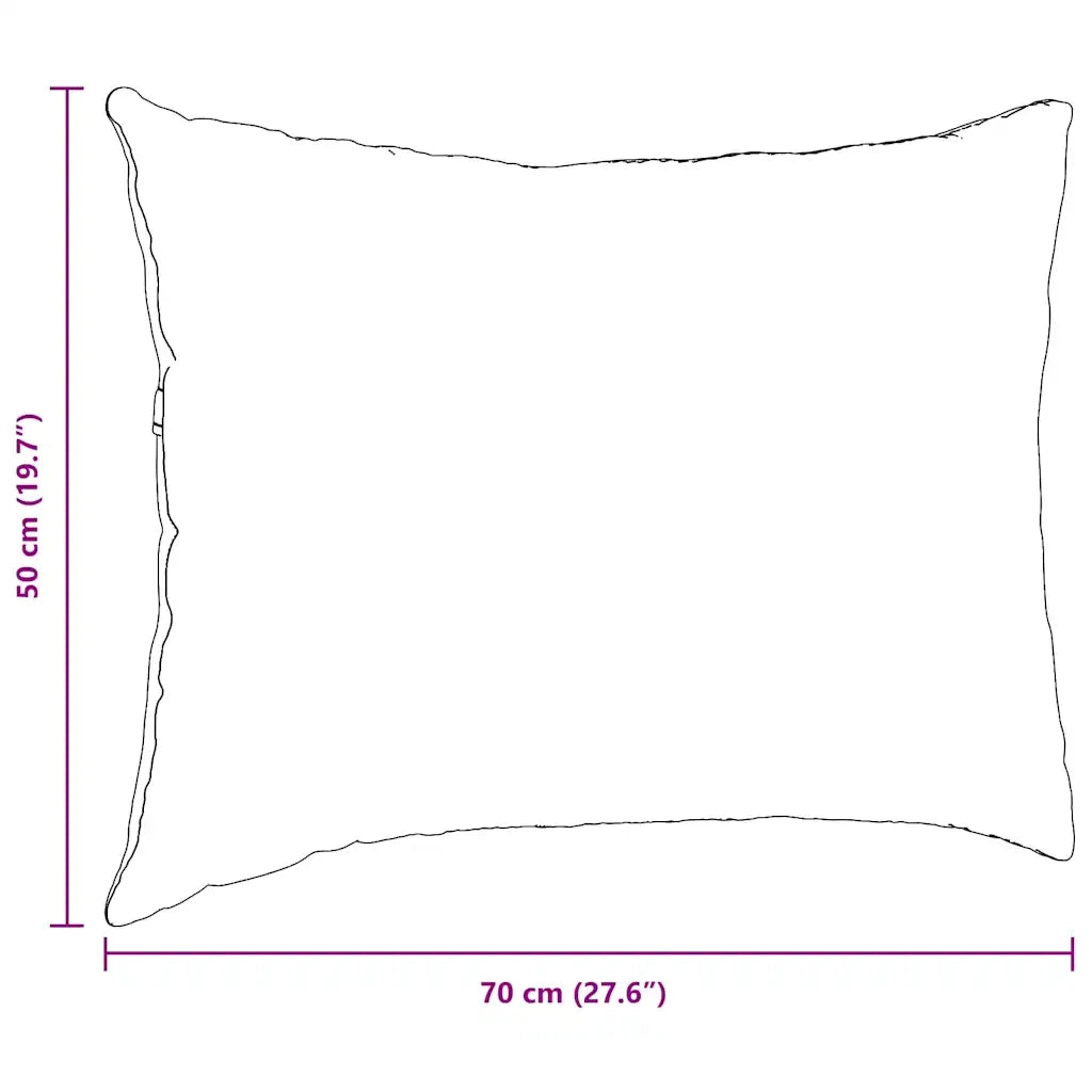 Cuscini da Divano 2 pcs Grigio chiaro 70 x 50 cm 42013756