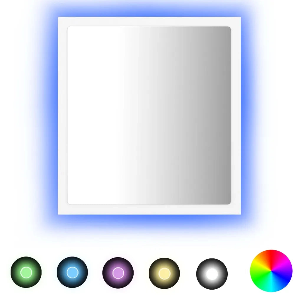 Specchio da Bagno con LED Bianco 40x8,5x37 cm in Acrilicocod mxl 130100