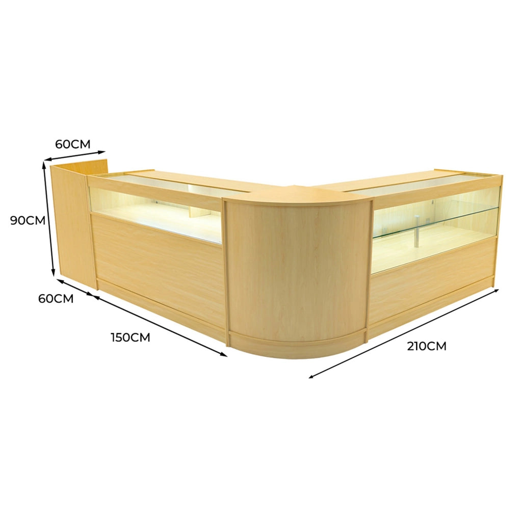 Set Banconi Acero Gravity LED B1500 C1500 CM60 TB60 con Serratura