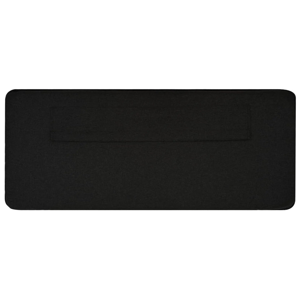 Testiera imbottita Marrone e Nero 150 cm Pino massello 880120