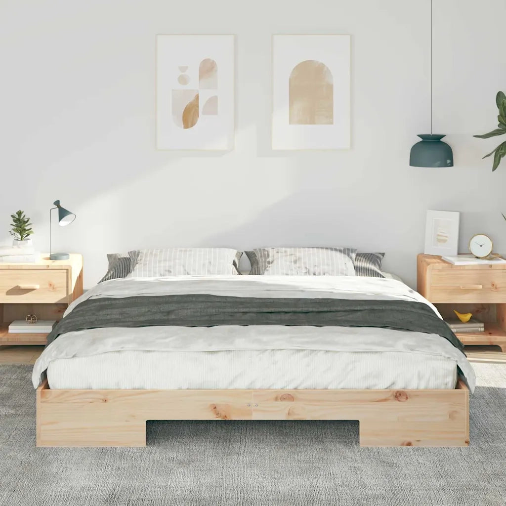 Struttura del letto-Giroletto Marrone 200 x 200 cm 442145