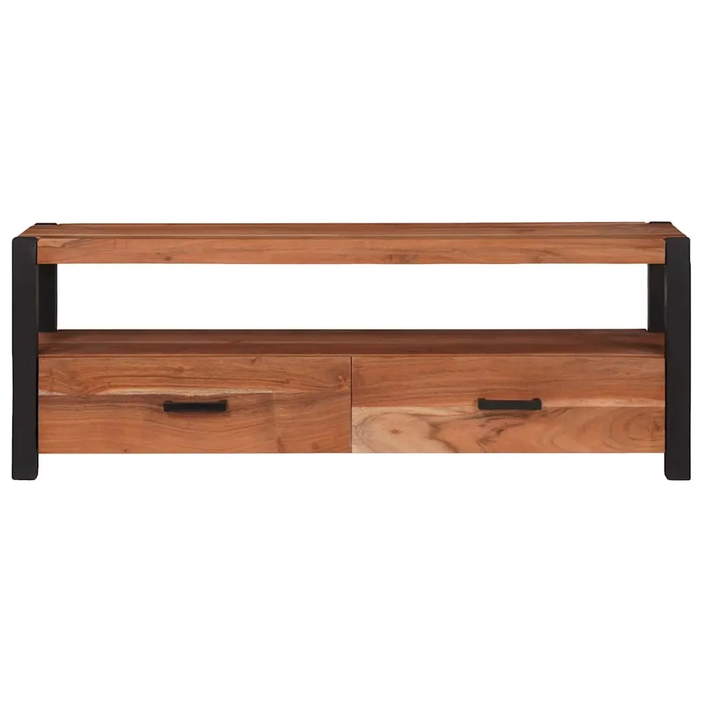 Mobile TV Marrone 110 x 30 x 40 cm legno massello di acacia 4104010