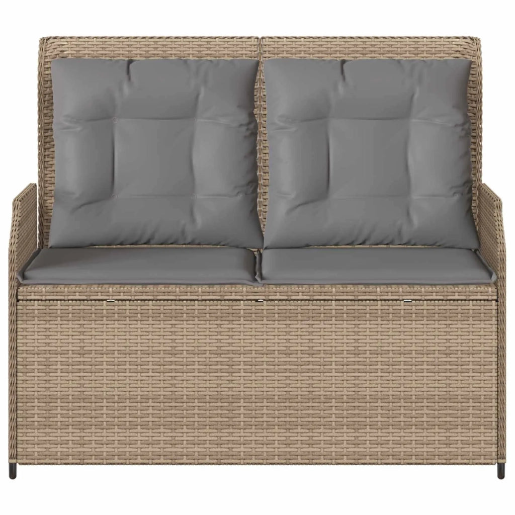 Panchina da Giardino | Panca da Giardino Beige polyrattan