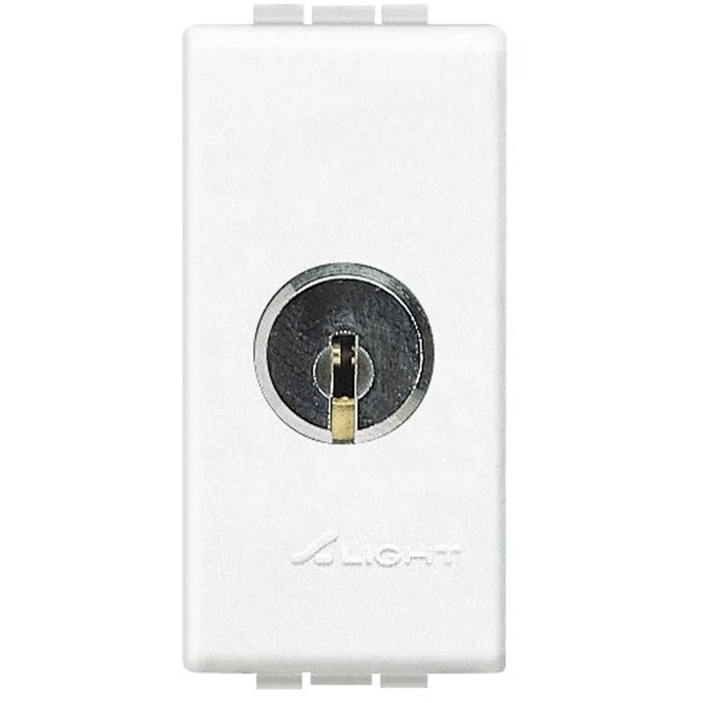 Deviatore Bticino LivingLight 1P 16A a chiave N4022