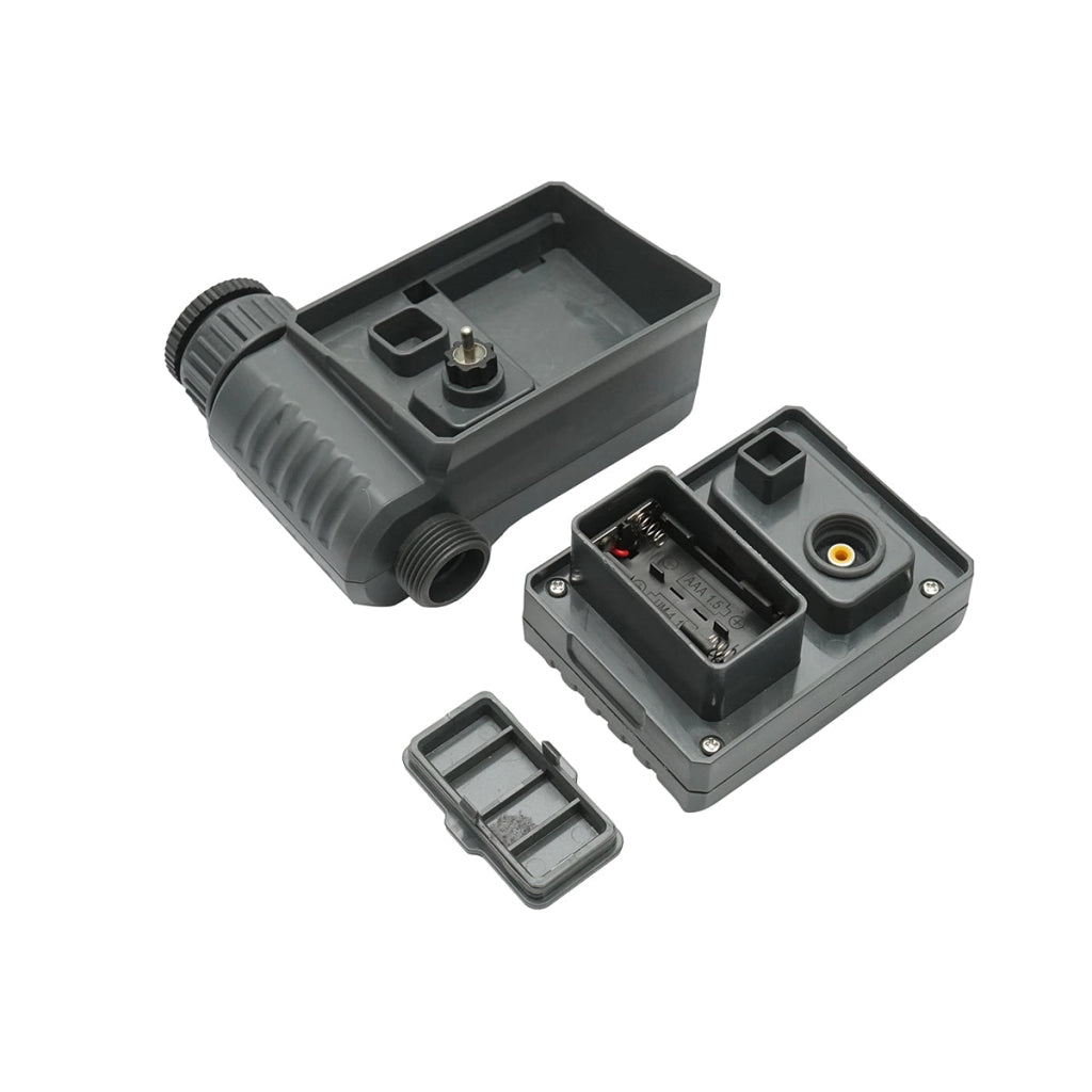 Elettrovalvola programmabile per irrigazione, alimentata da 2xAAA 1.5V, pressione 8 bar, Bluetooth 4.2/5.0, IP67