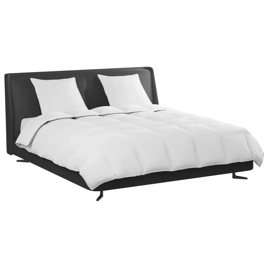 Piumone | Duvet Invernale con cuscino 3 pz Bianco Piuma d'anatra