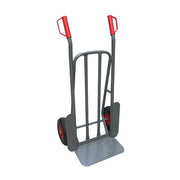 Alte 05715 Carrello Piano Fisso Pneumatico Curvo Telaio Acciaio Tubolare 25 mm Ruote 260x85 mm Portata 200 Kg