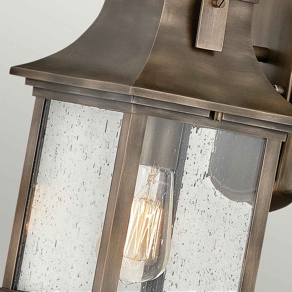 Applique esterno Grant Quintiesse bronzo ossidato E27 60W