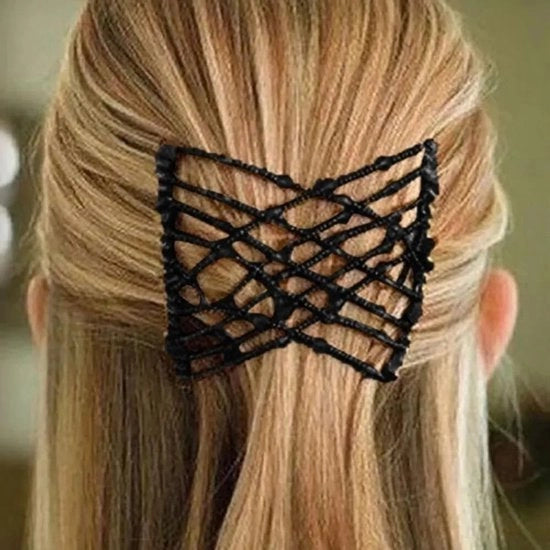 Clip per capelli in acciaio inossidabile con due spille per capelli e clip per capelli flexibili