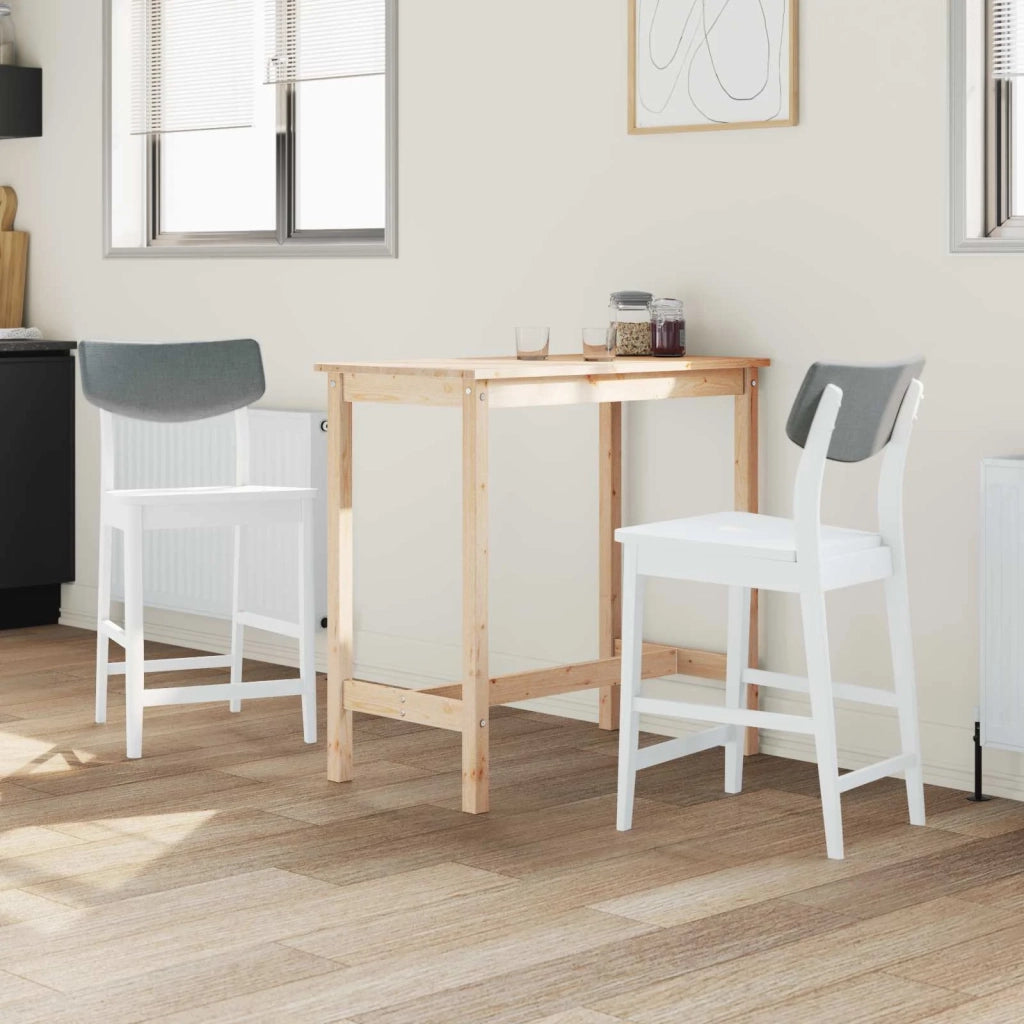 Sedie da pranzo 2 pcs Bianco 48 x 49 x 95 cm