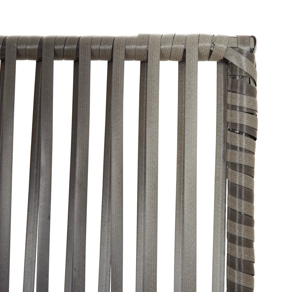 Divisorio per Ambienti | Divider per stanze | Paravento a 6 Pannelli Grigio in Polyrattan