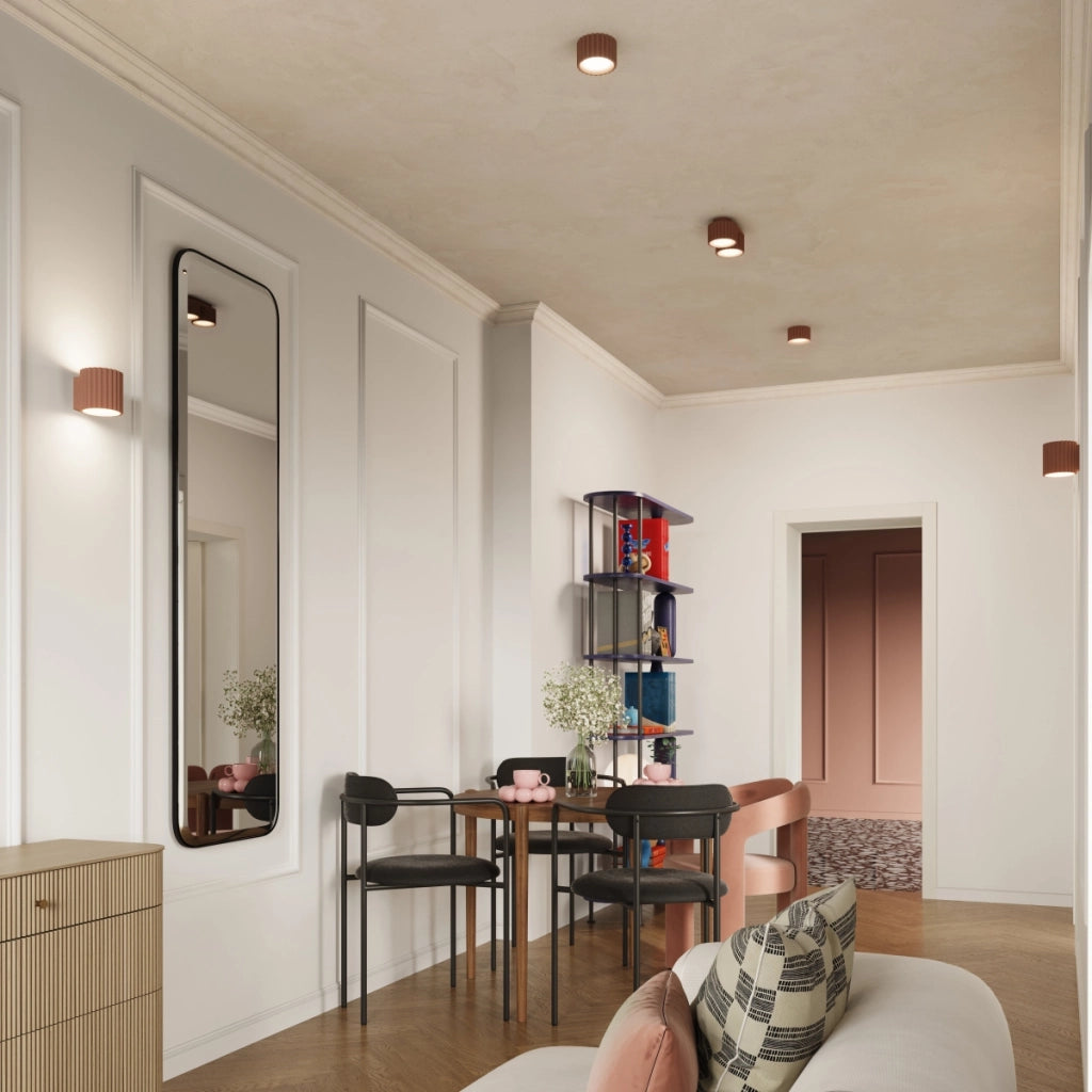 Lampada da soffitto AURA 2 moka Gx53