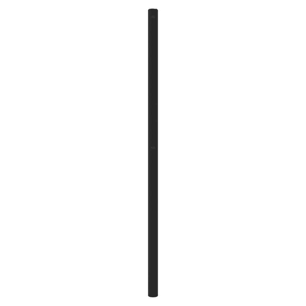 Testiera di Ricambio in Metallo Nero 80 cm 352507