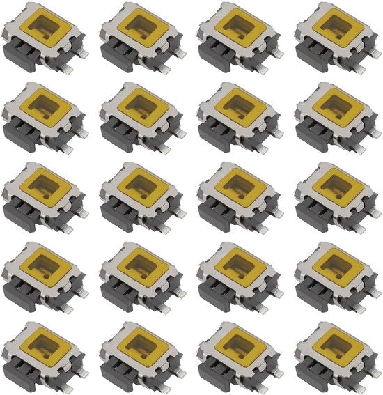 Set di 20 Interruttori di contatto a 4 poli SMT SMD