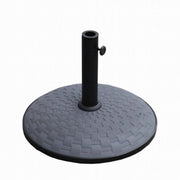 Ombrellone solo base grigio intreccio cm 50 kg25 misura tubo cm 5,8x0,12h28
