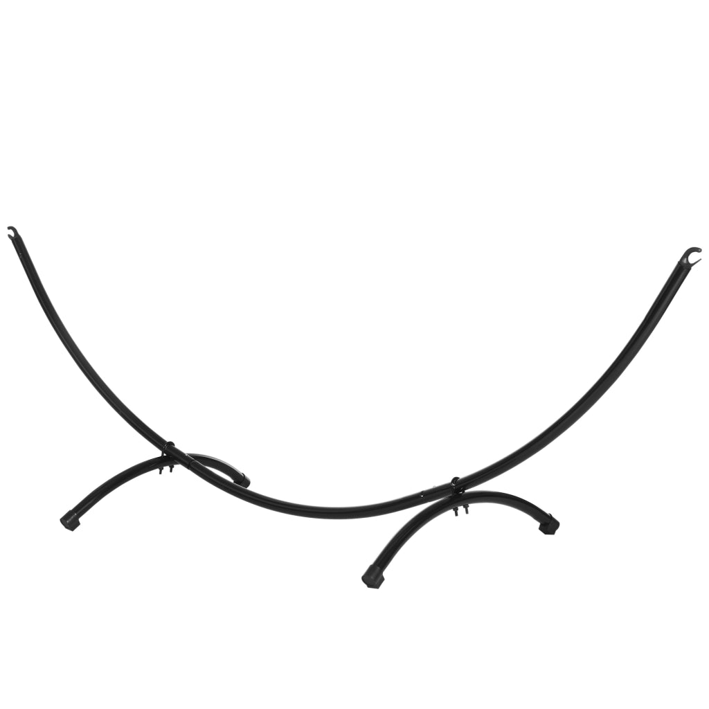 Struttura per Amaca da Esterno in Metallo ¨C Minimal ¨C 300x90x100cm, Nero