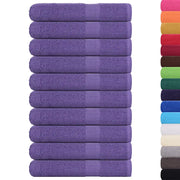 Asciugamani per sauna FROGN 10 pezzi Viola 80x200 cm 360 g/m2