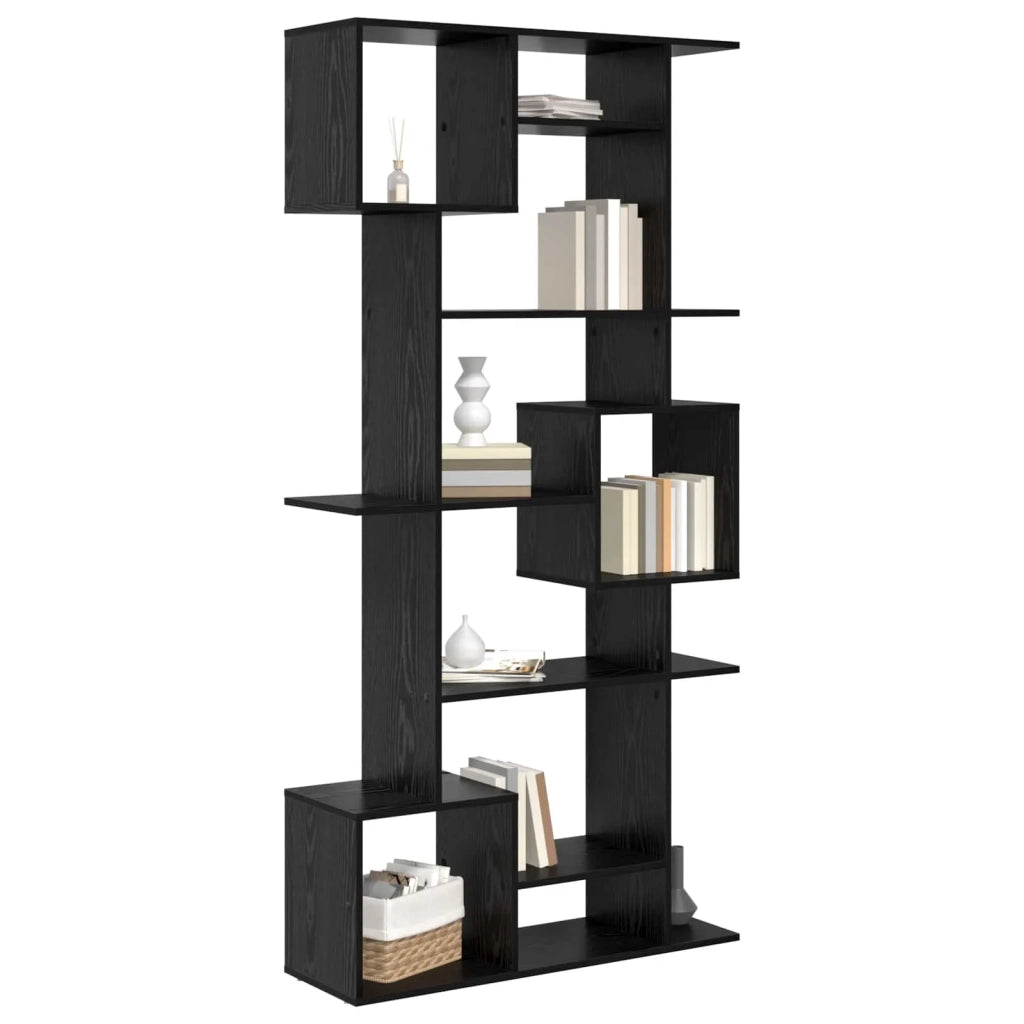 Armadio per Libri Rovere Nero 92 x 29 x 188 cm 3388359