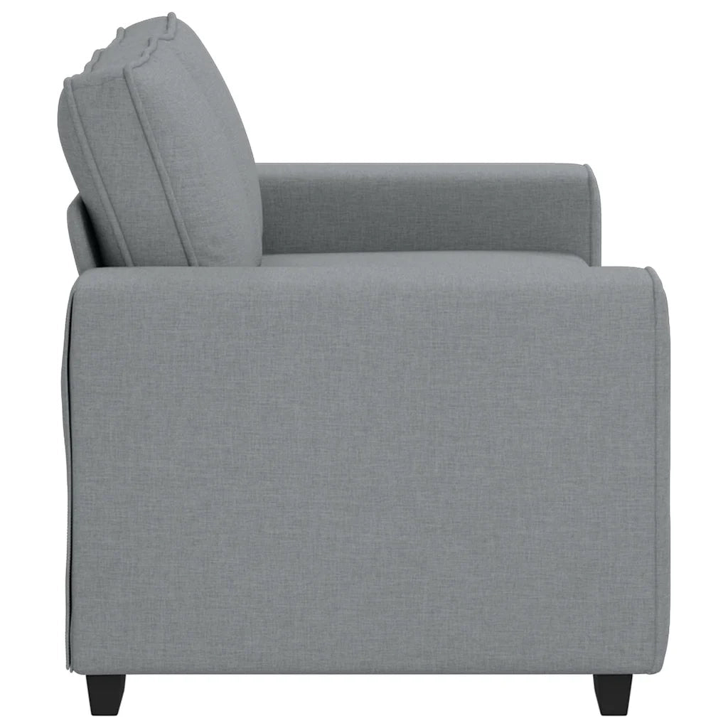 Divano a 2 Posti-Sofa 2 Posti Grigio Chiaro 120 cm in Tessuto 173860