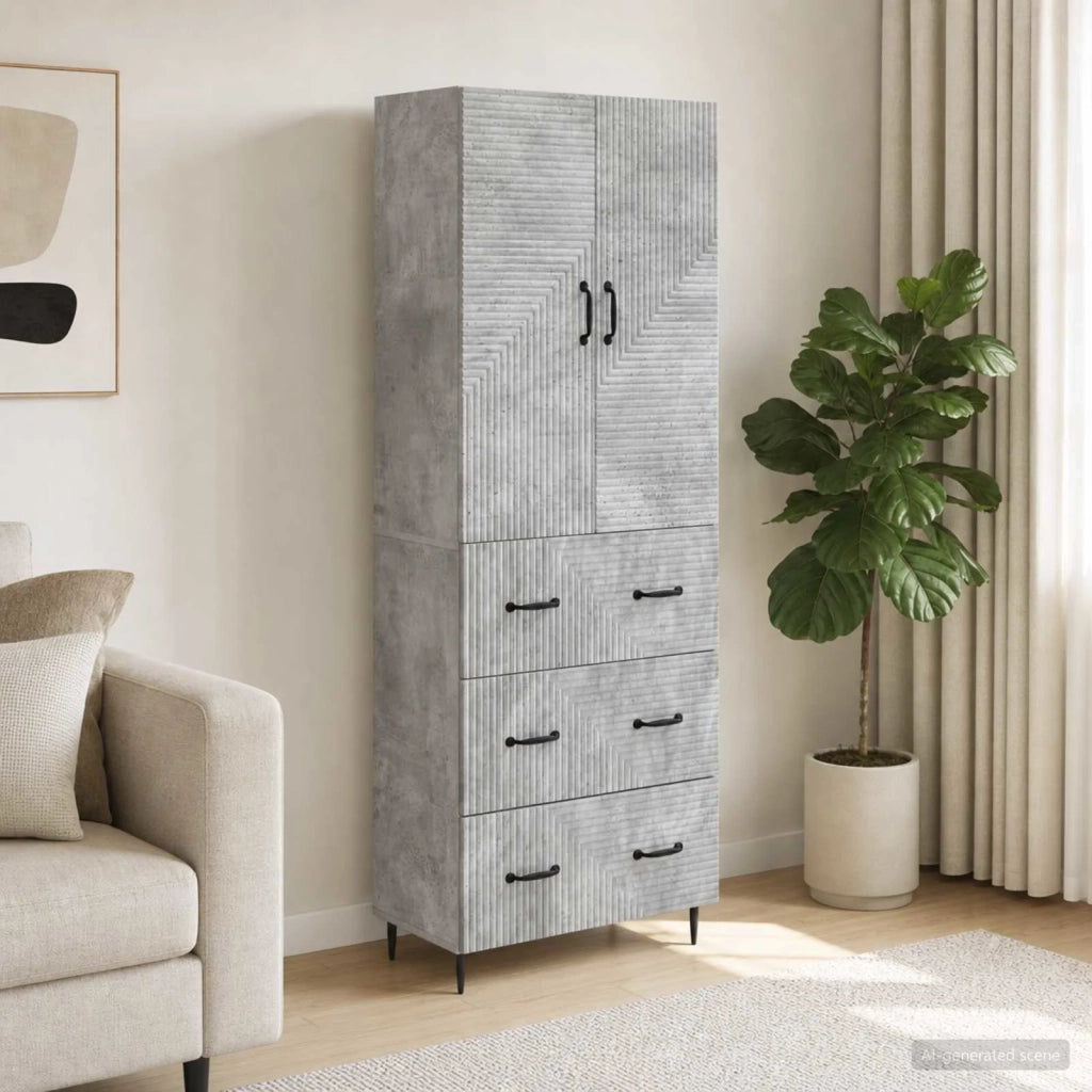 Set di armadi 2 pcs Grigio Cemento 66 x 34,5 x 90 cm 3416640